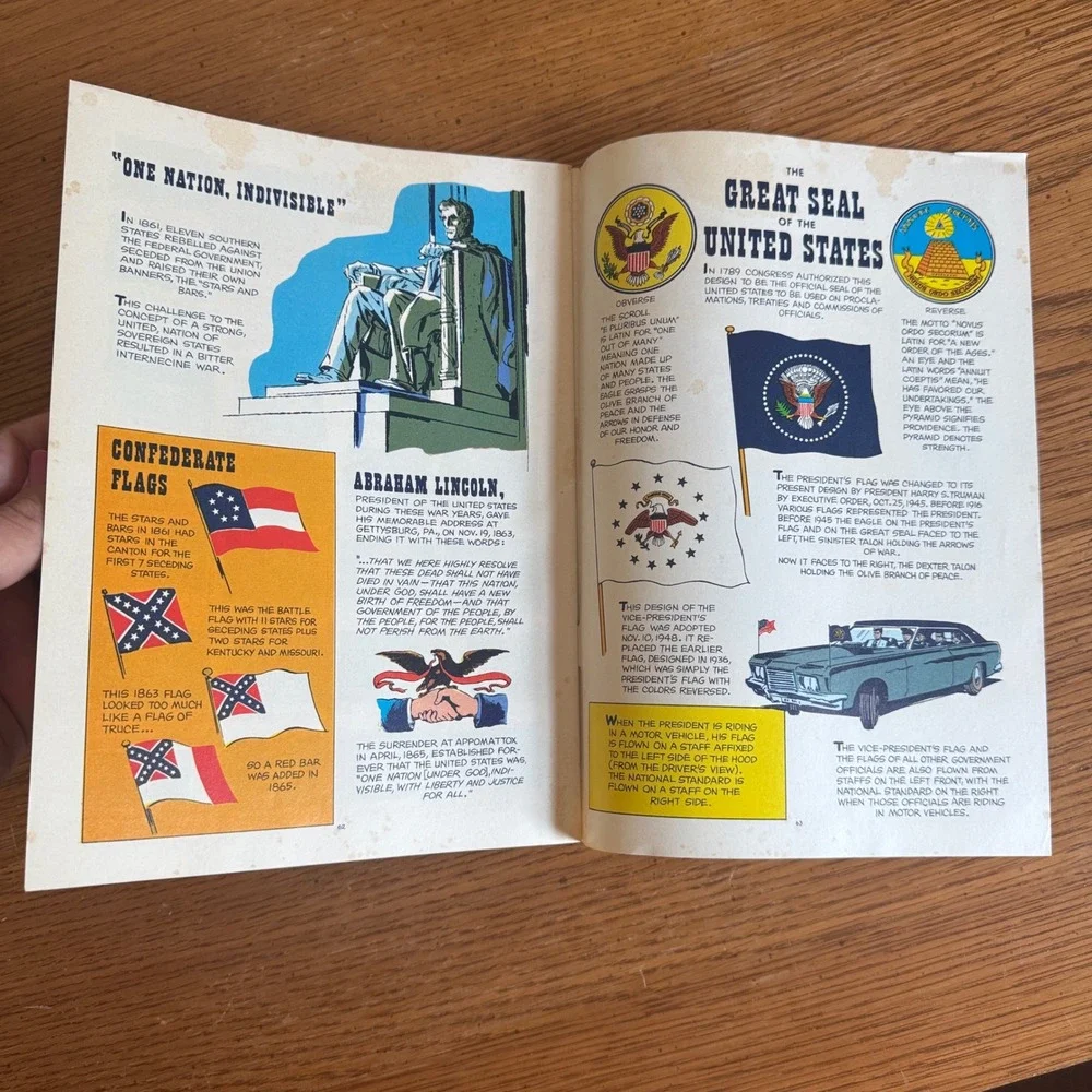 Vintage 1973 Boy Scouts of America BSA Your Flag Booklet ISBN 0-8395-3188-5